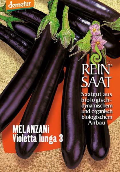 Melanzani (Aubergine) Violetta Lunga 3