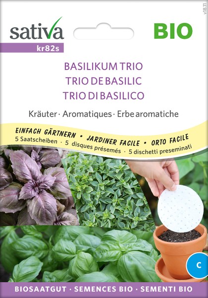 Basilikum Trio - Saatscheiben