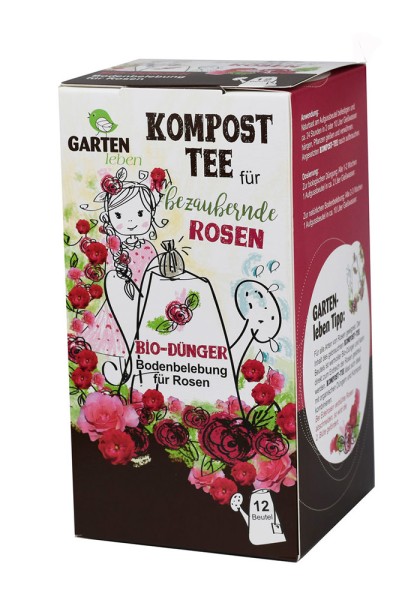 Kompost-Tee für bezaubernde Rosen