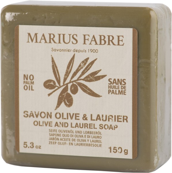 Savon de Marseille mit Olivenöl & Lorbeer 150g